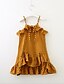 お買い得  ドレス-女子 ノースリーブ チェック 3D プリントされたグラフィック ドレス かわいいスタイル 甘い ドレス 幼児