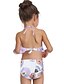 economico Costumi da bagno per bambine-Bambino Bambino (1-4 anni) Da ragazza Costumi da bagno Costume da bagno Con balze Con stampe Costumi da bagno Fantasia floreale Senza maniche Lavanda Sport Spiaggia Essenziale stile sveglio Costumi