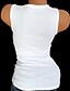 cheap Plus Size Tops-Women&#039;s Daily Tank Top Solid Colored Heart Hole Glitter Sleeveless Tops Streetwear V Neck White Black Blushing Pink