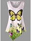 cheap Women&#039;s T-shirts-2019 New Arrival T-shirts Women&#039;s Plus Size Slim T-shirt - Animal Butterfly, Lace Green XXXL Camisas Mujer Chemise Femme