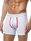 abordables Sous-vêtements exotiques homme-Homme Taille Asiatique Boxers - Imprimé Taille médiale Blanc Noir Rouge L XL XXL