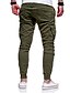 levne Pánské kalhoty-Pánské Základní Štíhlý Kalhoty chinos Kalhoty - Jednobarevné Šedá Armádní zelená Khaki XL XXL XXXL