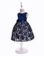 preiswerte Kleider-Mädchen&#039; Ärmellos Patchwork Jacquard 3D-gedruckte Grafik Kleider Aktiv Süß Baumwolle Polyester Kleid kinderkleidung Baby Gitter Patchwork Bestickt