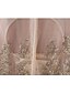 abordables Vestidos de noche-Corte en A Elegante Inspiración Vintage Evento Formal Vestido Joya Manga Corta Hasta el Suelo Tul Lentejuelas con Detalles de Cristal Lentejuela Bordados 2020