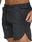 お買い得  メンズパンツ-男性用 スポーティー / ベーシック ショーツ パンツ - ソリッド ブラック ダックグレー ライトグレー M L XL