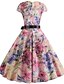 cheap Vintage Dresses-Women&#039;s Slim Swing Dress S M L XL
