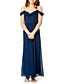 cheap Junior Bridesmaid Dresses-A-Line Ankle Length Spaghetti Strap Chiffon Junior Bridesmaid Dresses&amp;Gowns With Pleats Blue Kids Wedding Guest Dress 4-16 Year / Wedding Party