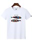 cheap Men&#039;s Tees &amp; Tank Tops-Men&#039;s T shirt Graphic Plus Size Round Neck Tops Cotton White Black Gray