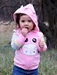 cheap Baby Girls&#039; Outerwear-Baby Girls&#039; Active Basic Cotton Print Print Jacket &amp; Coat Blushing Pink Fuchsia Gray / Toddler