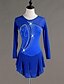 cheap Ice Skating Dresses , Pants &amp; Jackets-Figure Skating Dress Women&#039;s Girls&#039; Ice Skating Dress Outfits Royal Blue Mesh Spandex Practice Professional Competition Skating Wear Anatomic Design Quick Dry Handmade Classic Crystal / Rhinestone