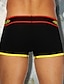 cheap Men&#039;s Exotic Underwear-Men&#039;s Split Boxers Underwear Low Waist Light Blue Yellow Red M L XL