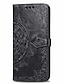 رخيصةأون جراب سامسونج-غطاء من أجل Samsung Galaxy Note 9 حامل البطاقات / قلب غطاء كامل للجسم لون سادة قاسي جلد PU