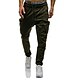 tanie Bojówki-męskie portowe spodnie dresowe mieszanka sznurkiem klasyczne spodnie joggery kieszenie na suwak spodnie cargo