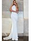 cheap Maxi Dresses-Women&#039;s Elegant Maxi Slim Trumpet / Mermaid Dress - Solid Colored White M L XL