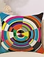 cheap Home &amp; Garden-Set of 6 Cotton / Faux Linen Pillow Cover, Striped Lines / Waves Geometic Abstract Throw Pillow