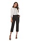 abordables Women&#039;s Pants-Women&#039;s Street chic Chinos Pants - Solid Colored Black