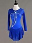 cheap Ice Skating Dresses , Pants &amp; Jackets-Figure Skating Dress Women&#039;s Girls&#039; Ice Skating Dress Outfits Royal Blue Mesh Spandex Practice Professional Competition Skating Wear Anatomic Design Quick Dry Handmade Classic Crystal / Rhinestone