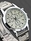 cheap Dress Classic Watches-Men&#039;s Dress Watch Aviation Watch Analog Quartz Fashion Fake Three Eyes Six Needles Casual Watch / One Year / Stainless Steel / Stainless Steel