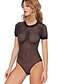 cheap Basic Women&#039;s Tops-2019 New Arrival Bodysuit Women&#039;s Basic Black Wide Leg Romper, Solid Colored M L XL Femme