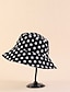 preiswerte Damen Hüte-Damen Grundlegend,Polyester Sonnenhut Blumenmuster Weiß Schwarz Marineblau