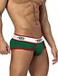 cheap Men&#039;s Exotic Underwear-Men&#039;s Basic Briefs Underwear - EU / US Size Mid Waist White Blue Red M L XL