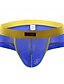 cheap Men&#039;s Briefs Underwear-Men&#039;s EU / US Size Mesh Briefs Underwear Stretchy Low Waist Blue S