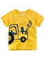 זול חולצות טי וחולצות אחרות-טישירט שרוולים קצרים דפוס דפוס בסיסי בנים ילדים