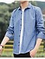 cheap Men&#039;s Shirts-Men&#039;s Shirt - Plaid Light gray