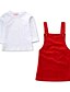 cheap Sets-Kids Toddler Girls&#039; Clothing Set Long Sleeve Red Solid Colored Cotton Active Basic