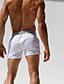 cheap Men&#039;s Swimwear-Men&#039;s Swimwear Bottoms EU / US Size Swimsuit Solid Colored Black White Bathing Suits
