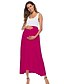 cheap Maternity Wear-Women&#039;s Sheath Dress Purple Blushing Pink Gray Green Red Light Green Light Blue Sleeveless Solid Colored Strap Basic S M L XL / Maxi / Maternity