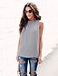 cheap Women&#039;s T-shirts-Women&#039;s T-shirt Solid Colored Loose Tops White Black Blue