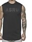 cheap Men&#039;s Tees &amp; Tank Tops-Men&#039;s Daily Sports Weekend Active Slim Tank Top - Letter Print Round Neck Black / Sleeveless / Summer