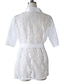 cheap Pajamas &amp; Loungewear-Women&#039;s Lace Super Sexy Robes / Suits Nightwear Solid Colored White Black XL XXL XXXL