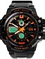 cheap Digital Watches-SKMEI Men&#039;s Digital Watch Navy Seal Watch Digital Fashion Water Resistant / Waterproof Calendar / date / day Dual Time Zones Analog - Digital Black Blue Orange / Silicone