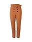 cheap Women&#039;s Pants-Women&#039;s Streetwear Slim Chinos Pants Solid Colored High Waist Black Brown S M L
