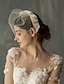 cheap Wedding Veils-One-tier Stylish Wedding Veil Blusher Veils / Birdcage Veils with Ribbon Bow Tulle