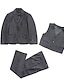 cheap Ring Bearer Suits-Gray Ring Bearer Suit Three-piece Suit Polyester Jacket 2022