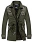 cheap Women&#039;s Outerwear-Women&#039;s Daily Chinoiserie Winter Regular Jacket, Solid Colored Turndown Long Sleeve Cotton Green / Black / Khaki / Slim
