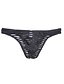 cheap Men&#039;s Briefs Underwear-Men&#039;s 1 Piece Mesh Briefs Underwear - Normal Low Waist Black Blue Red M L XL