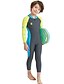 cheap Swimwear-Kids Girls&#039; Swimwear Swimsuit Patchwork Swimwear Patchwork Blue Fuchsia Gray Active Basic Bathing Suits