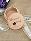 cheap Customized Prints and Gifts-Personalized Ring Boxes Wood Necklace Cylinder Engraved