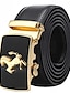 cheap Men&#039;s Belt-Men&#039;s Work / Basic Leather Waist Belt - Solid Colored