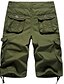 cheap Cargo Shorts-Men&#039;s Basic Tactical Cargo Pants Solid Colored Knee Length Army Green Gray Khaki Light gray Navy Blue