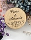 cheap Wedding Bouquets &amp; Ring Pillows-Personalized Ring Boxes Wood Necklace Cylinder Engraved