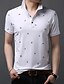 cheap Men&#039;s Polos-Men&#039;s Cotton Polo - Solid Colored Print Shirt Collar Green