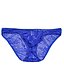 cheap Men&#039;s Exotic Underwear-Men&#039;s Lace Briefs Underwear - Asian Size 1 Piece Low Waist Black Purple Blue M L XL