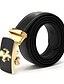 cheap Men&#039;s Belt-Men&#039;s Work / Basic Leather Waist Belt - Solid Colored