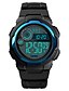 cheap Digital Watches-SKMEI Men&#039;s Military Watch Digital Fashion Military Alarm Chronograph Digital Black Dark Blue Light Blue / One Year / Silicone