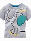 cheap Tees &amp; Shirts-Kids Boys&#039; Active Basic Dinosaur Print Short Sleeve Cotton Tee Yellow